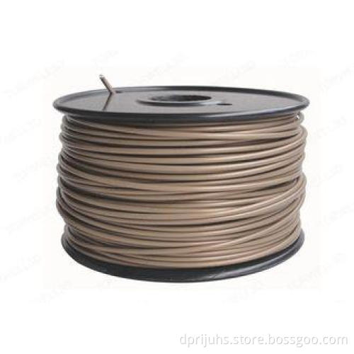 ABS Round 3MM Filament 3D Printer Consumables , Gold Plasti
